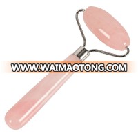 wholesale natural rose quartz jade facial roller massager roller